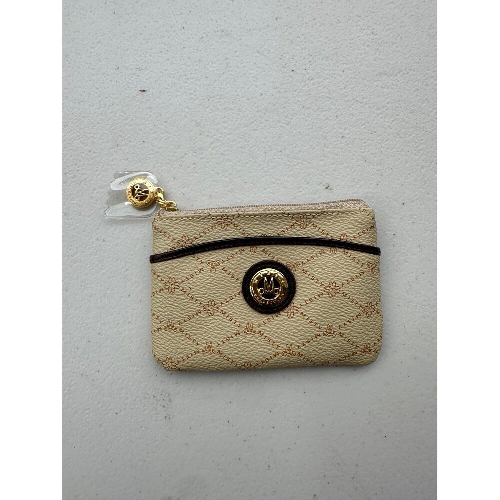 NWOT VTG Misty Collection USA Genuine Brand Certificate Zipper Coin Mini Pouch